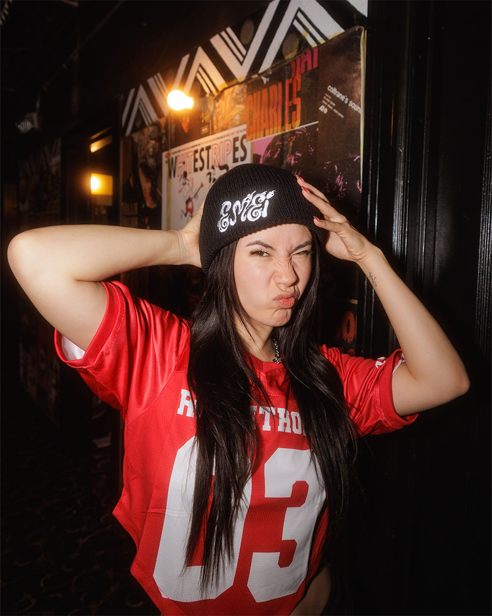 Rabbithole Crop Red Jersey