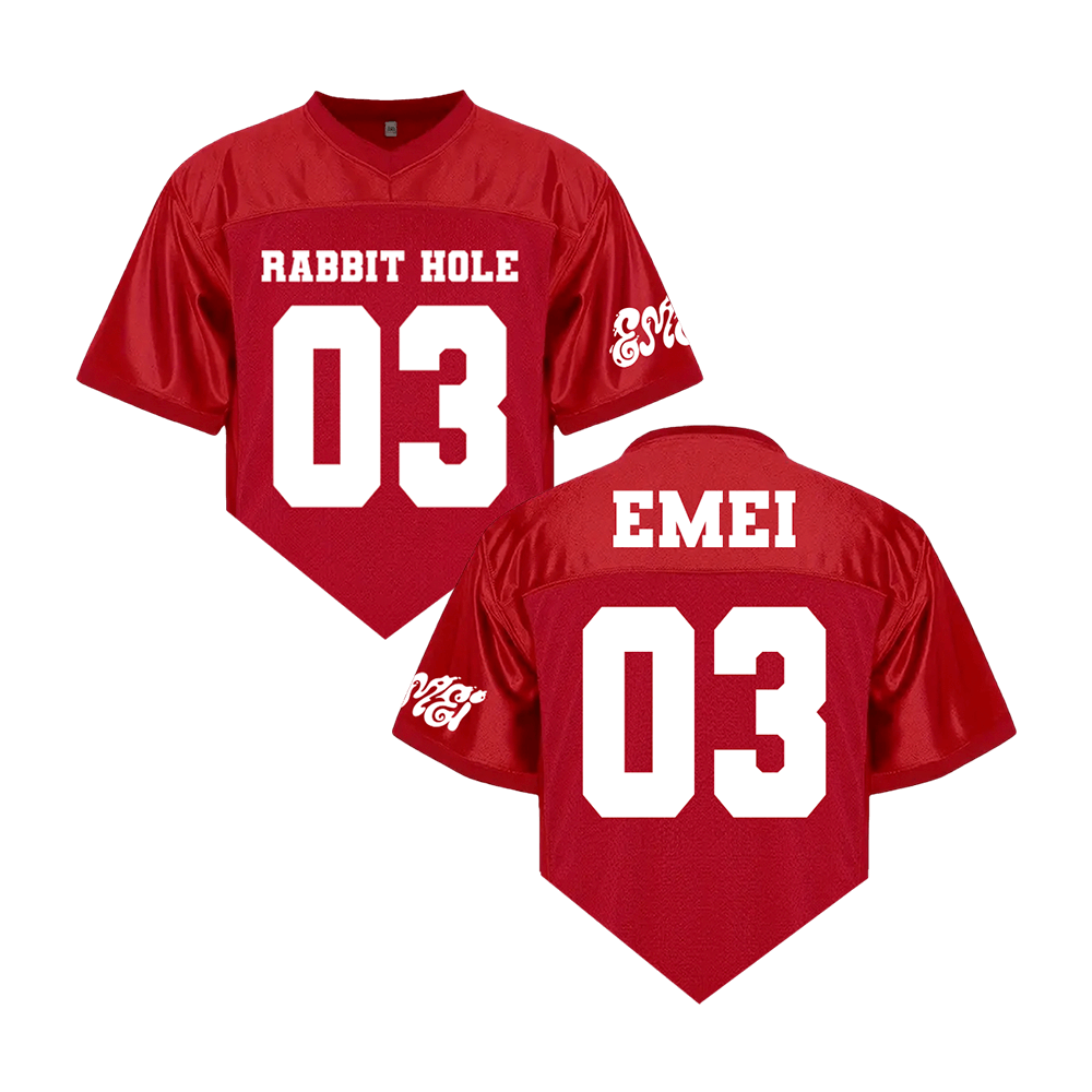 Rabbithole Crop Red Jersey