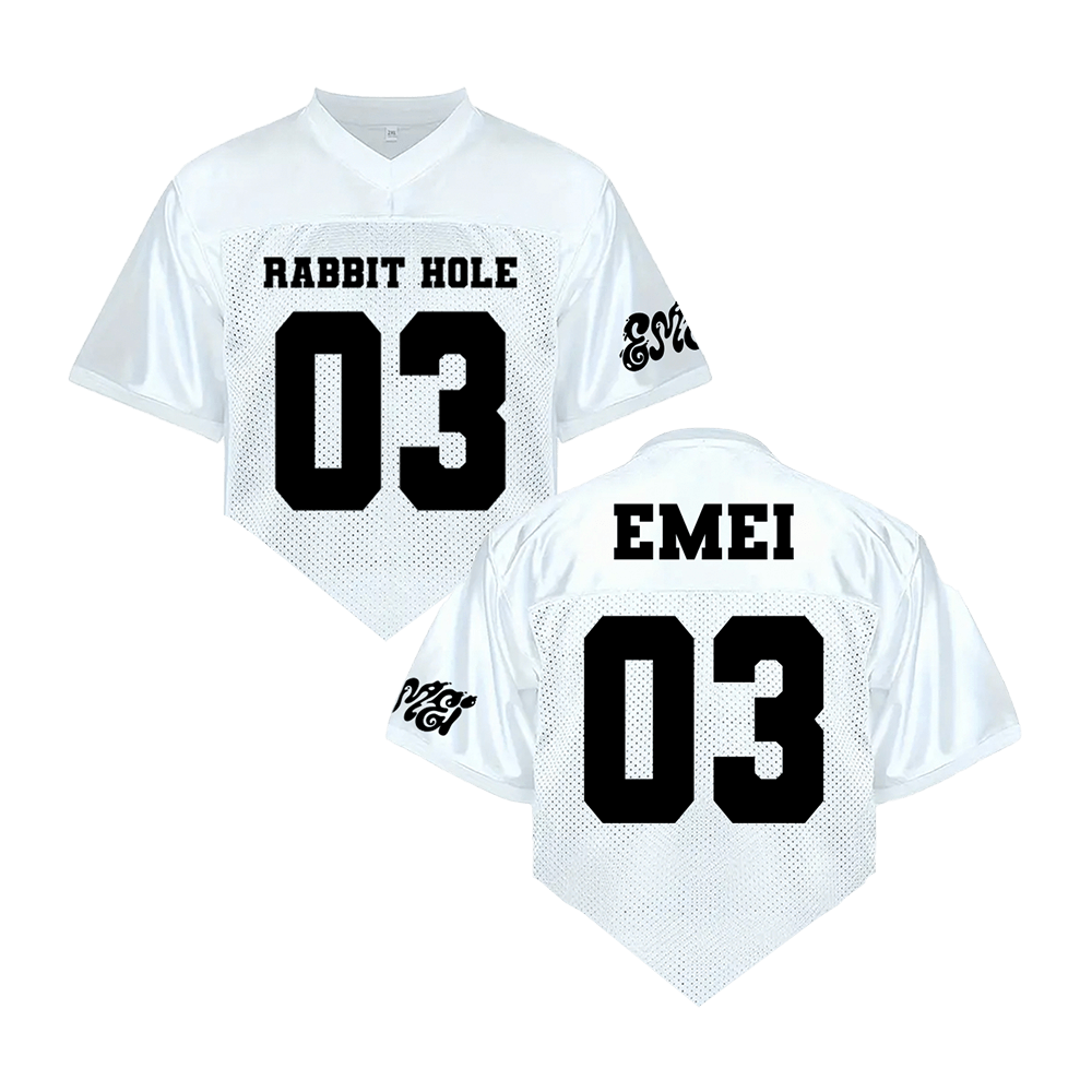 Rabbithole Crop White Jersey
