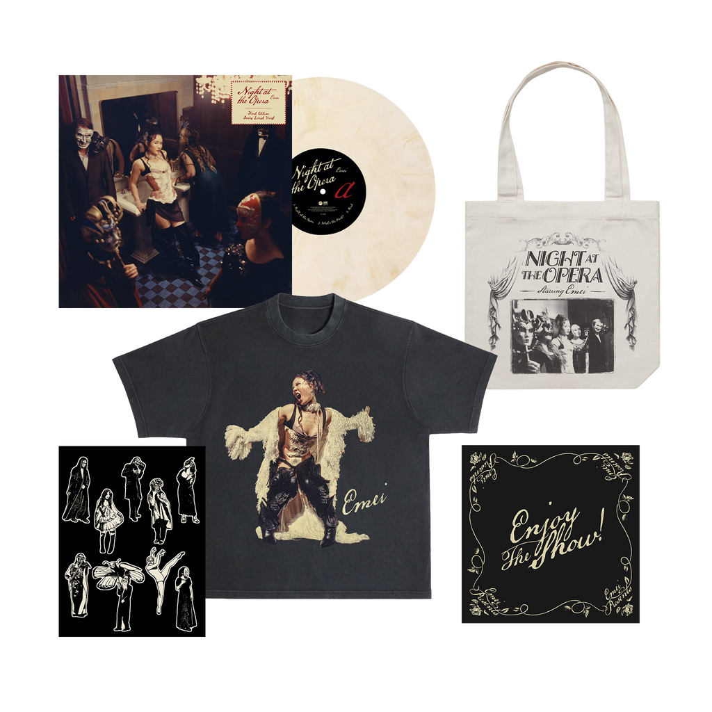 Night at the Opera Ivory Script Vinyl Signature Bundle (Store Exclusive)