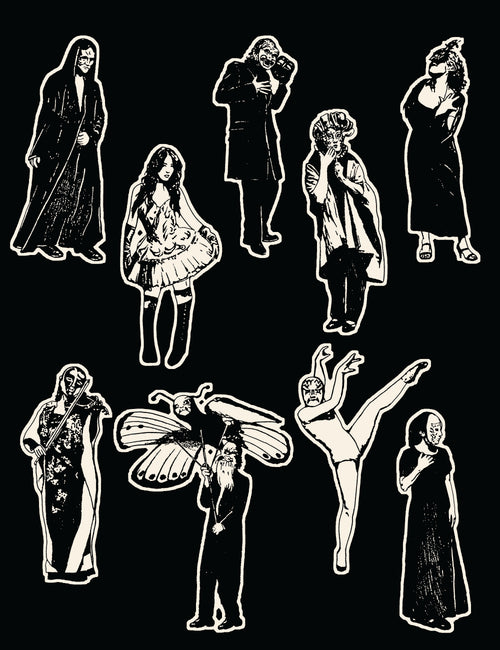 Characters of the Opera Sticker Sheet